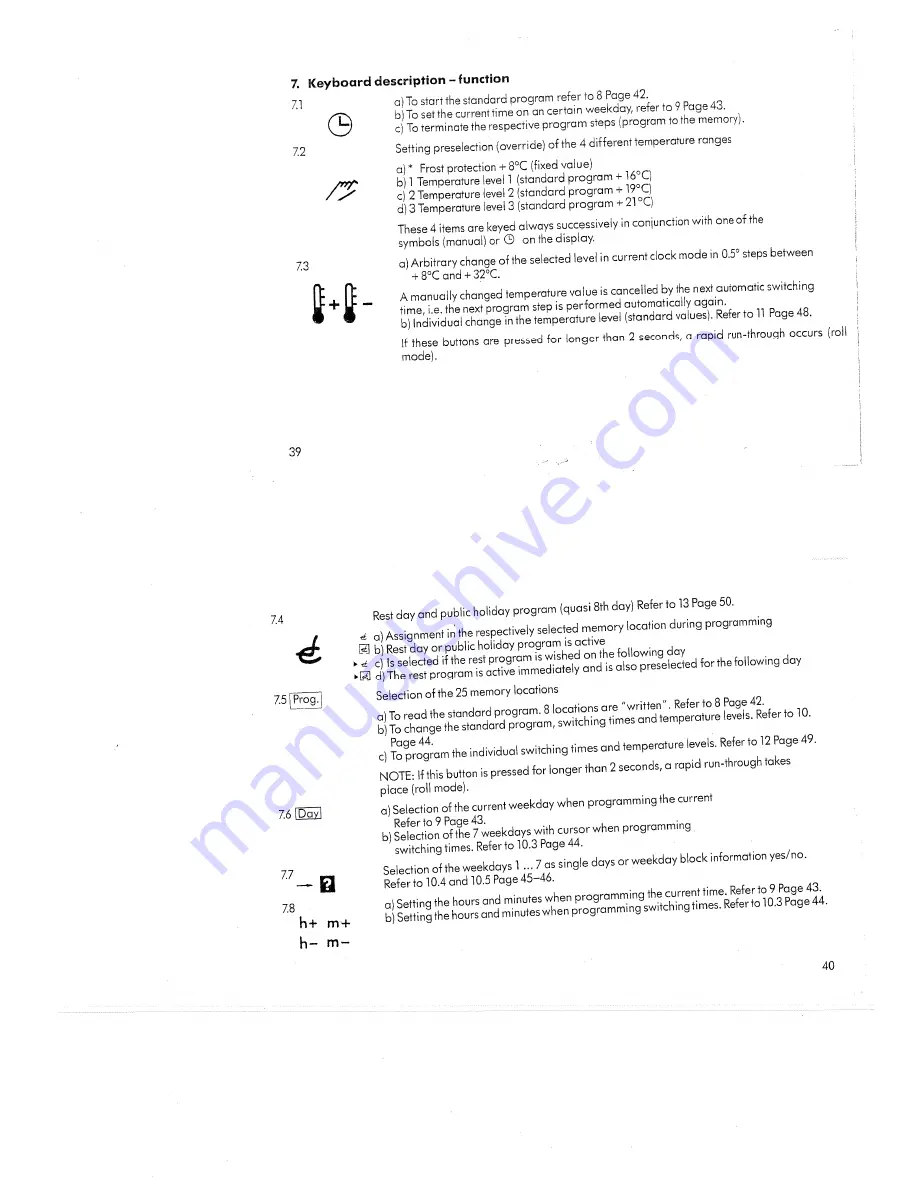 Grasslin CHRONOSTAT 8E Operating Instruction Download Page 5