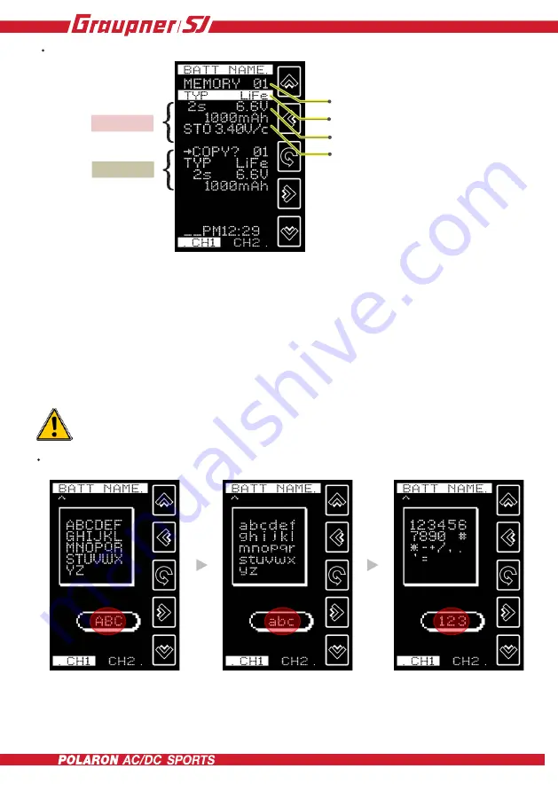 GRAUPNER POLARON AC/DC SPORTS Operating Instructions Manual Download Page 12