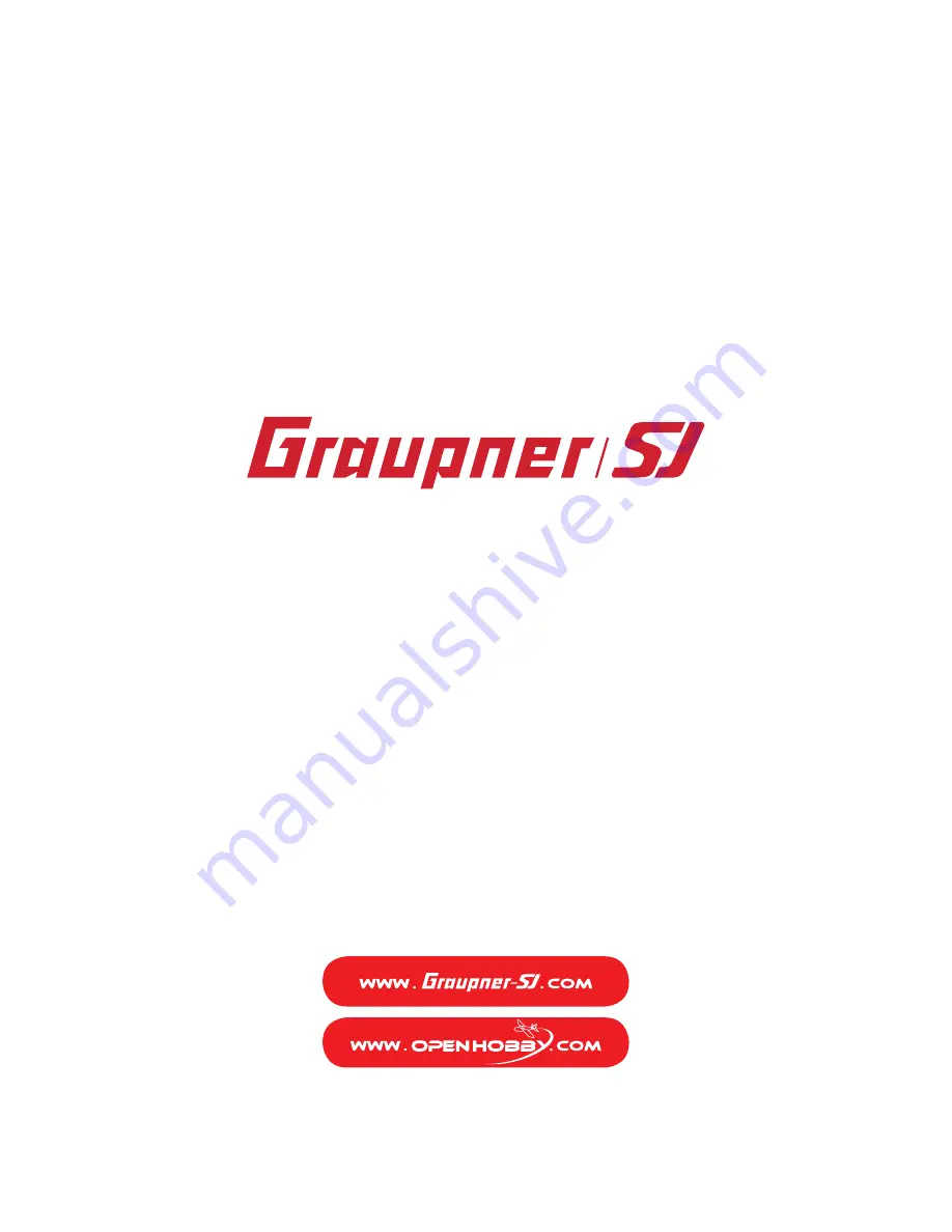 GRAUPNER S2007 Ultra DC Quad Operating Instructions Manual Download Page 20