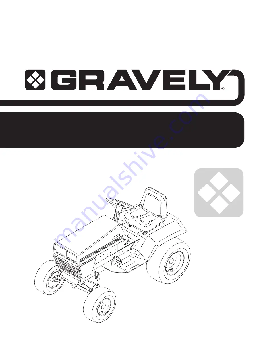 Gravely 070 Professional G, 071 Profes Owner'S/Operator'S Manual Download Page 1