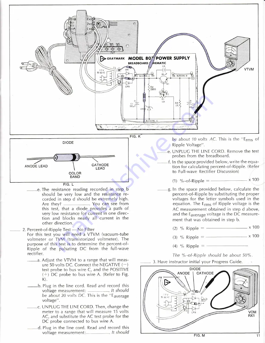 Graymark 803 Manual Download Page 11