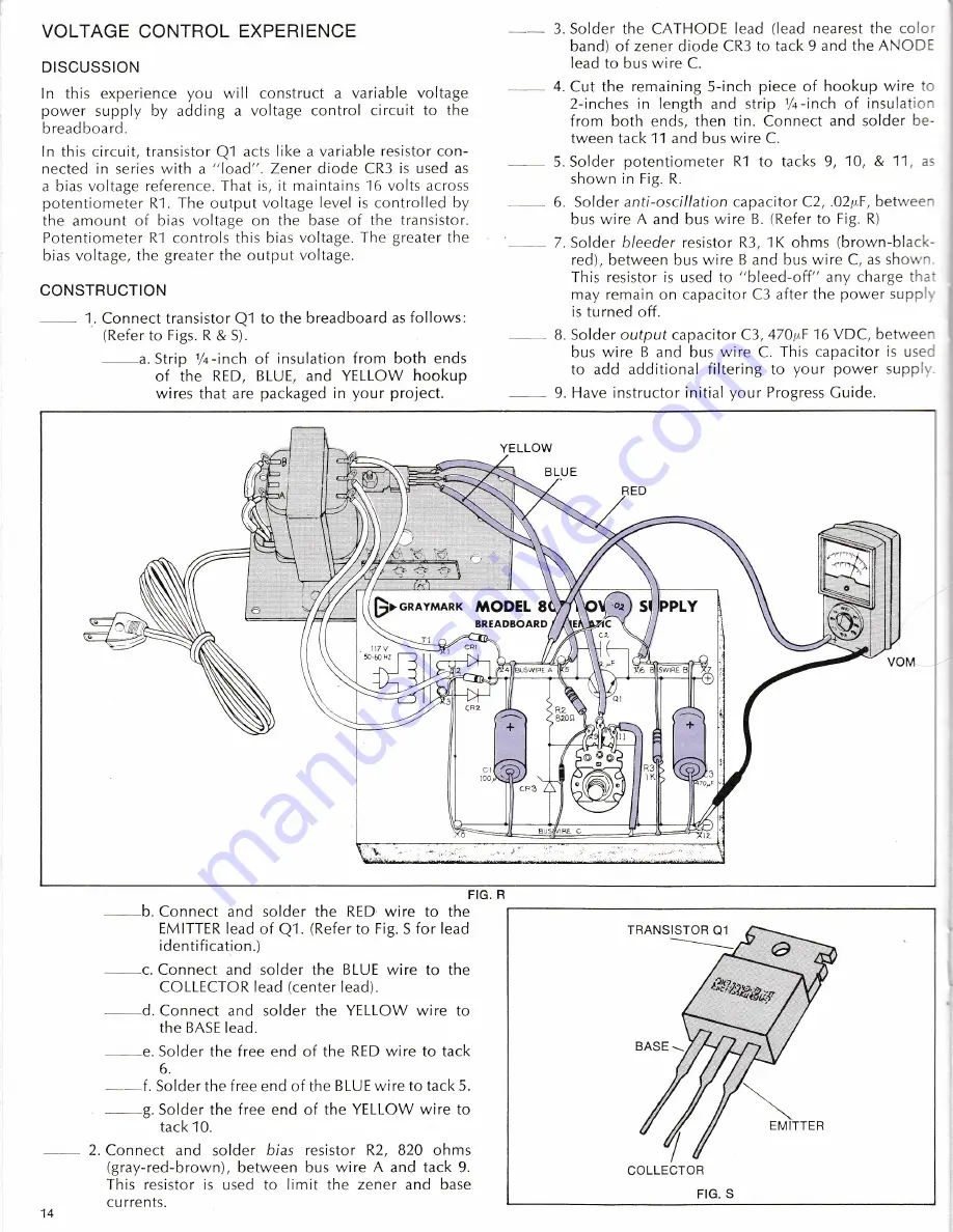 Graymark 803 Manual Download Page 14