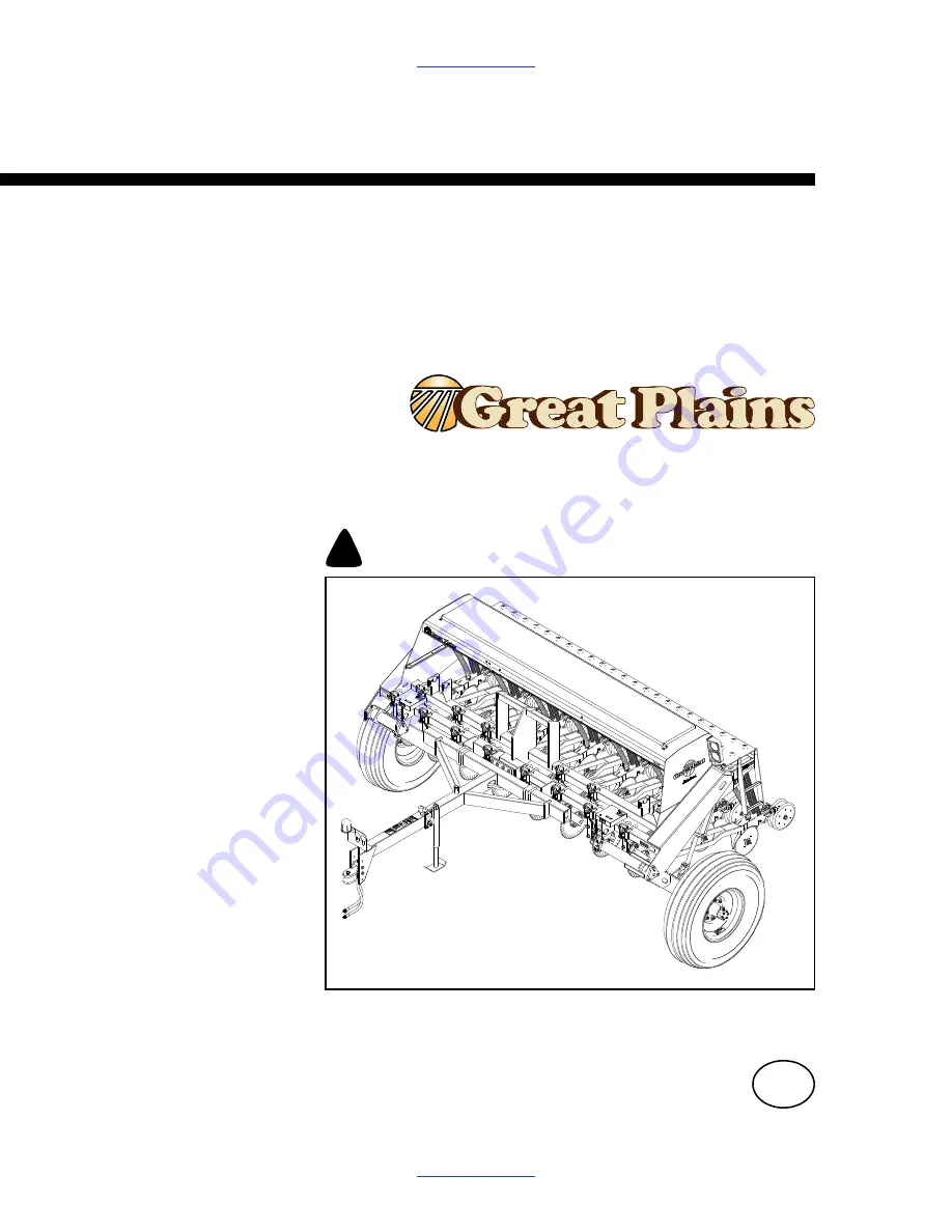 GREAT PLAINS 1006NT Original Instructions Manual Download Page 1