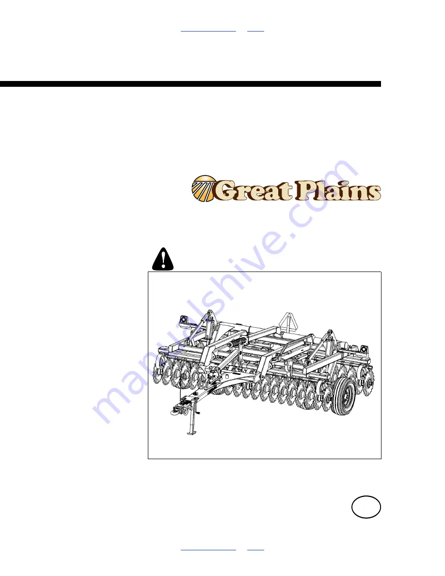 GREAT PLAINS Turbo Max 1200TM Operator'S Manual Download Page 1