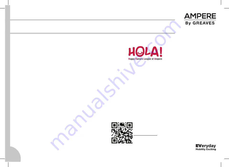 Greaves AMPERE ZEAL Owner'S Manual Download Page 6