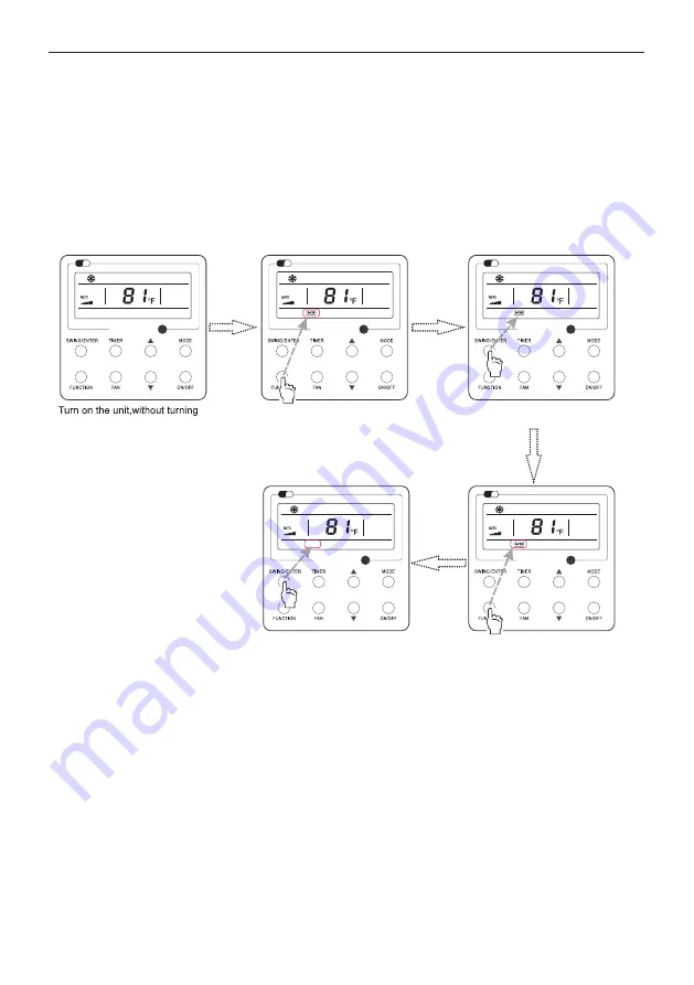 Gree XE72-44/E Owner'S Manual Download Page 16