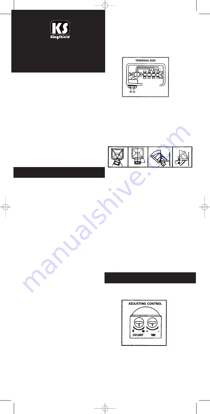 Green Brook KingShield TXPIR120 Installation Instructions Download Page 1