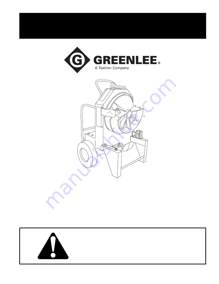 Greenlee 555-22 Скачать руководство пользователя страница 1