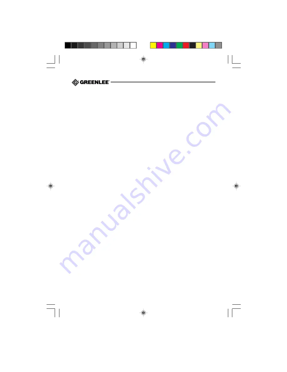 Greenlee CMI-100 Скачать руководство пользователя страница 18