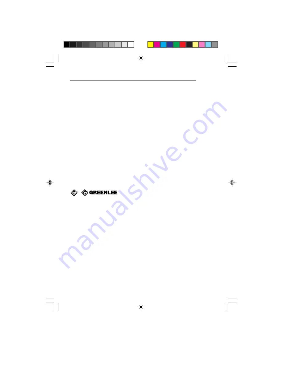 Greenlee CMI-100 Скачать руководство пользователя страница 19