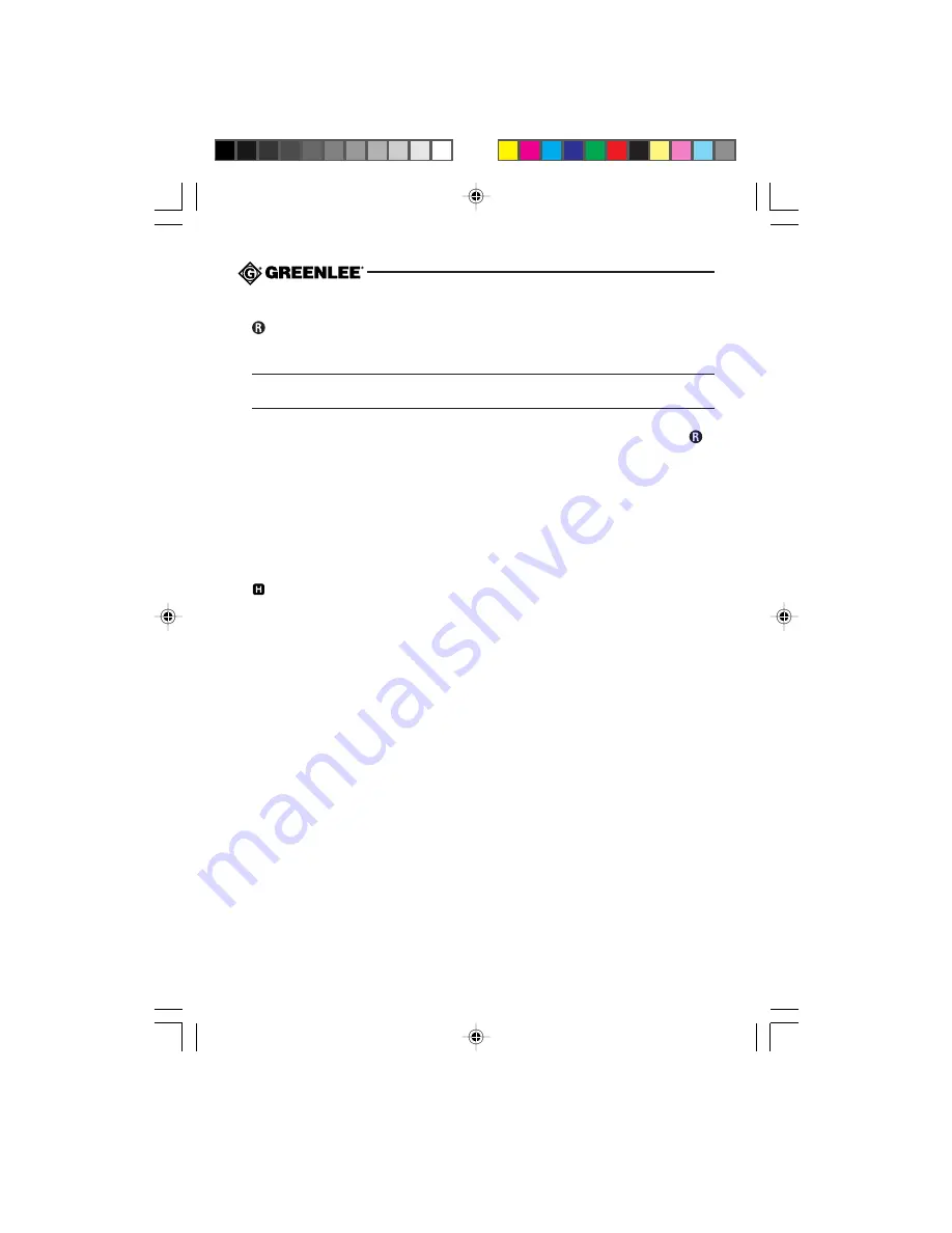 Greenlee CMI-100 Скачать руководство пользователя страница 26