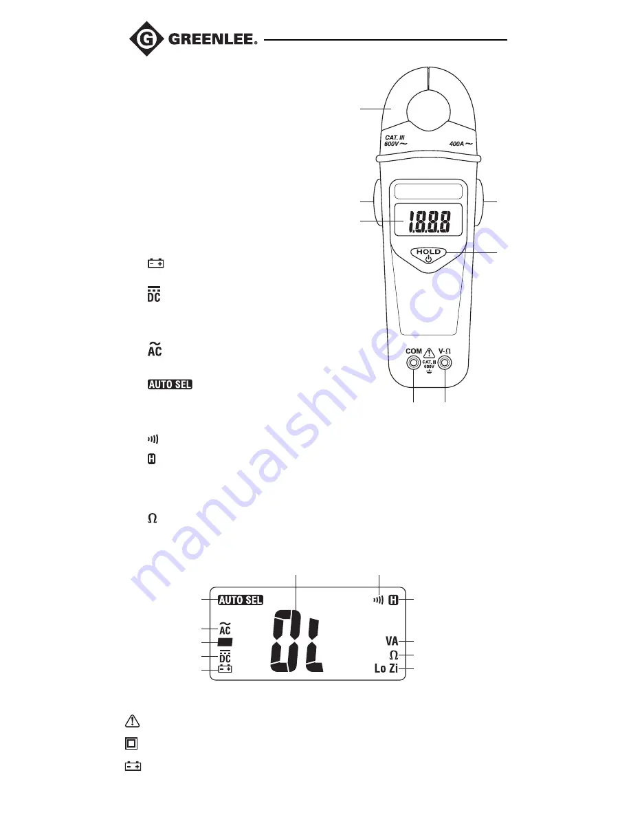 Greenlee CMT-80 Instruction Manual Download Page 48