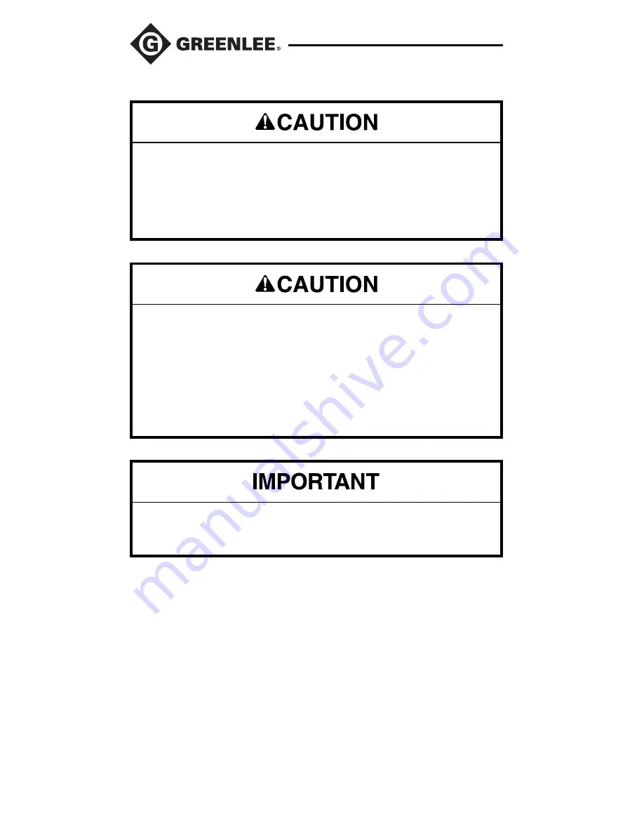 Greenlee DM-40 Instruction Manual Download Page 6