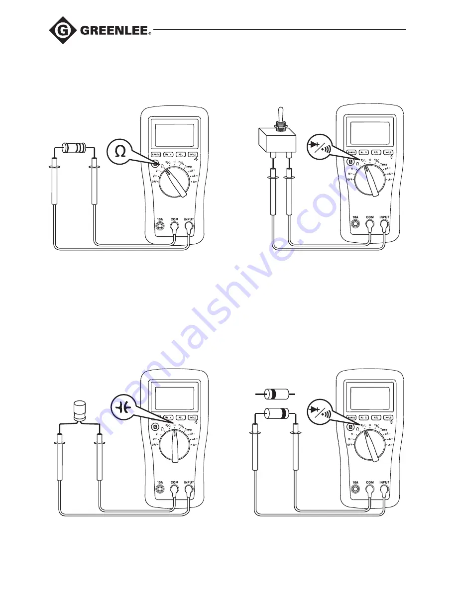 Greenlee DM-45 Instruction Manual Download Page 46