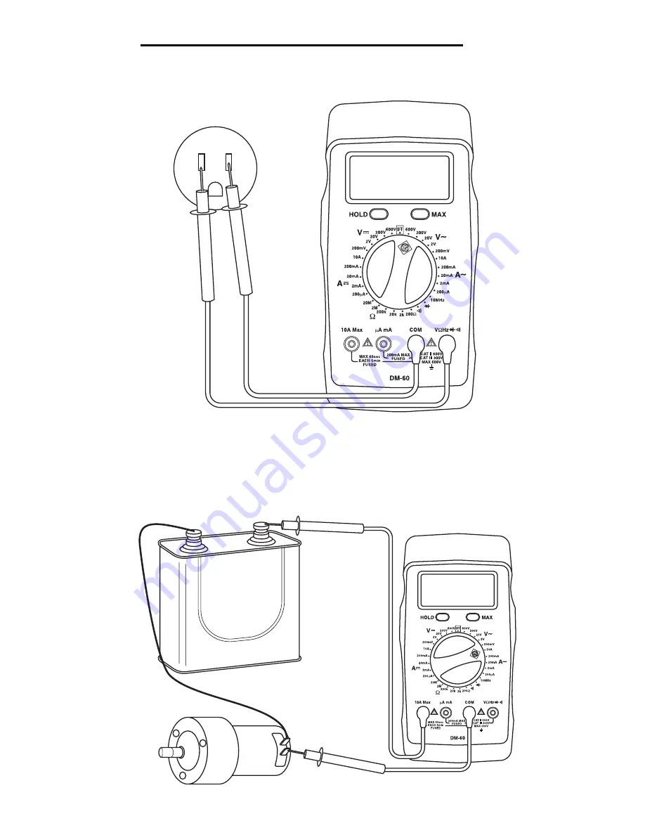 Greenlee DM-60 Instruction Manual Download Page 45