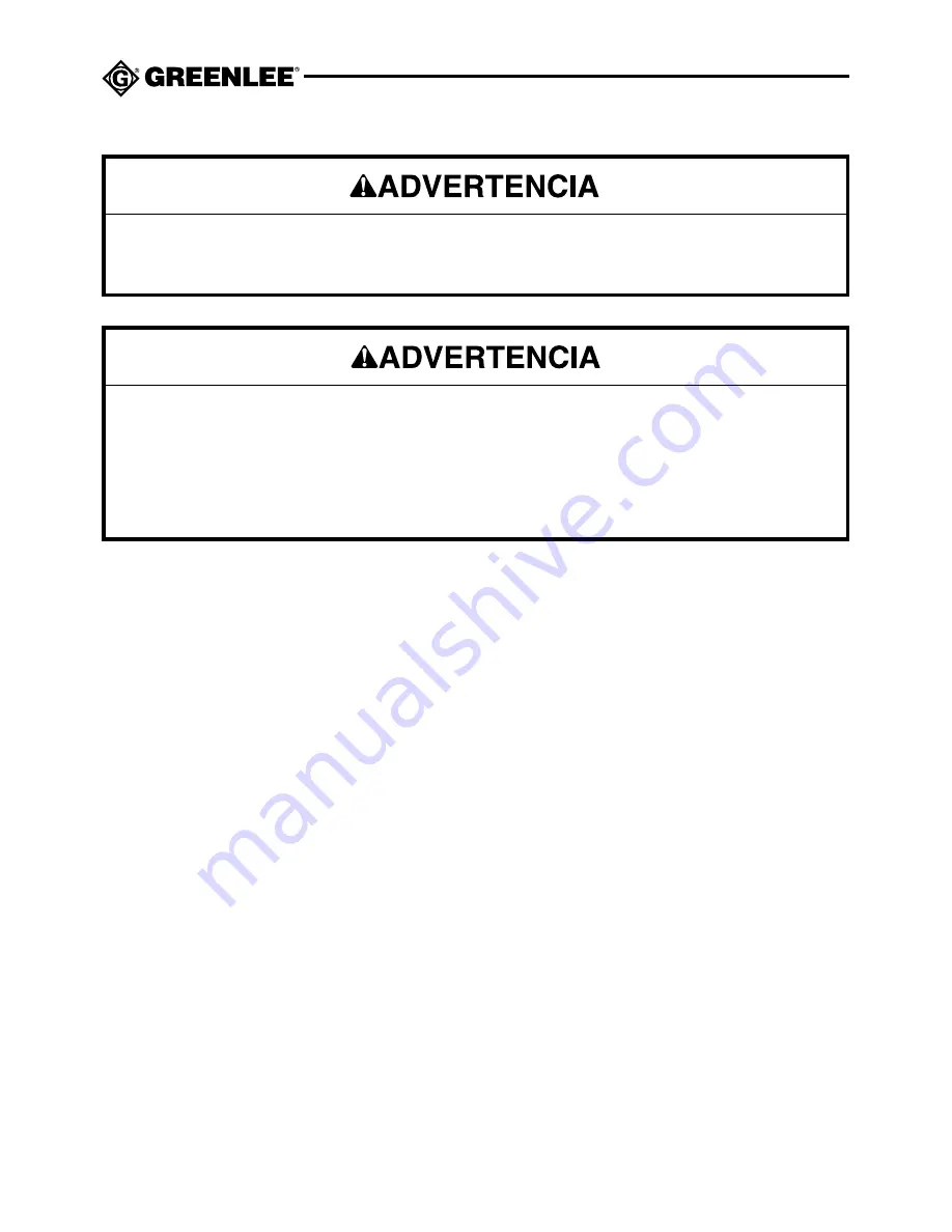 Greenlee DM-800 Instruction Manual Download Page 44