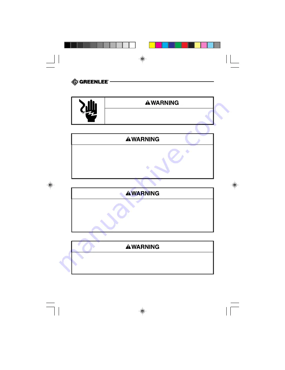 Greenlee SDMM-1 Instruction Manual Download Page 4