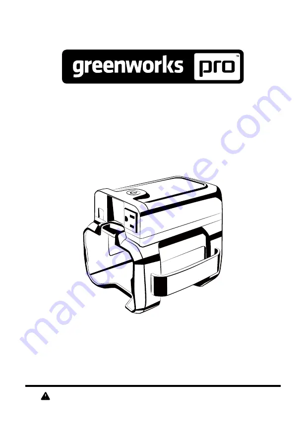 GreenWorks Pro IV60A00 Скачать руководство пользователя страница 22