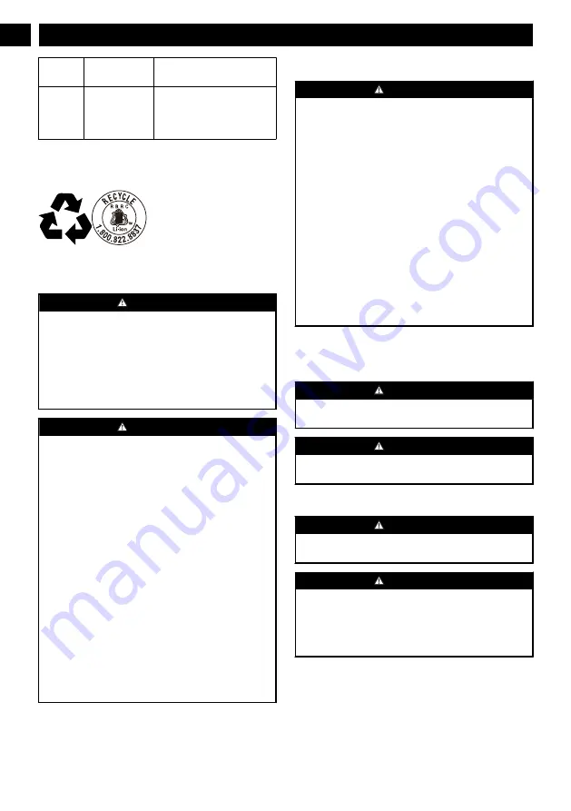 GreenWorks Pro LMB401 Operator'S Manual Download Page 8