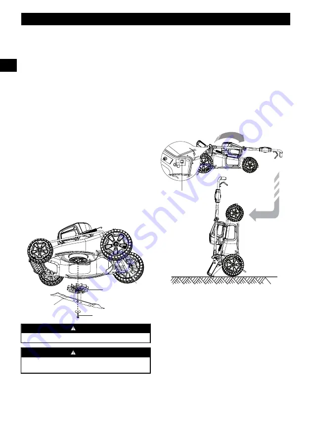 GreenWorks Pro LMB401 Operator'S Manual Download Page 40