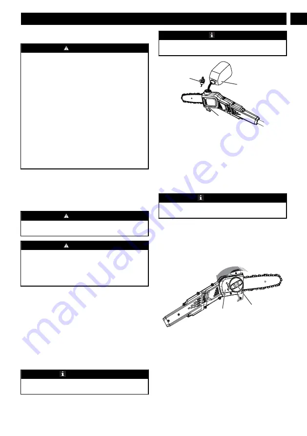 GreenWorks Pro PSB401 Operator'S Manual Download Page 7