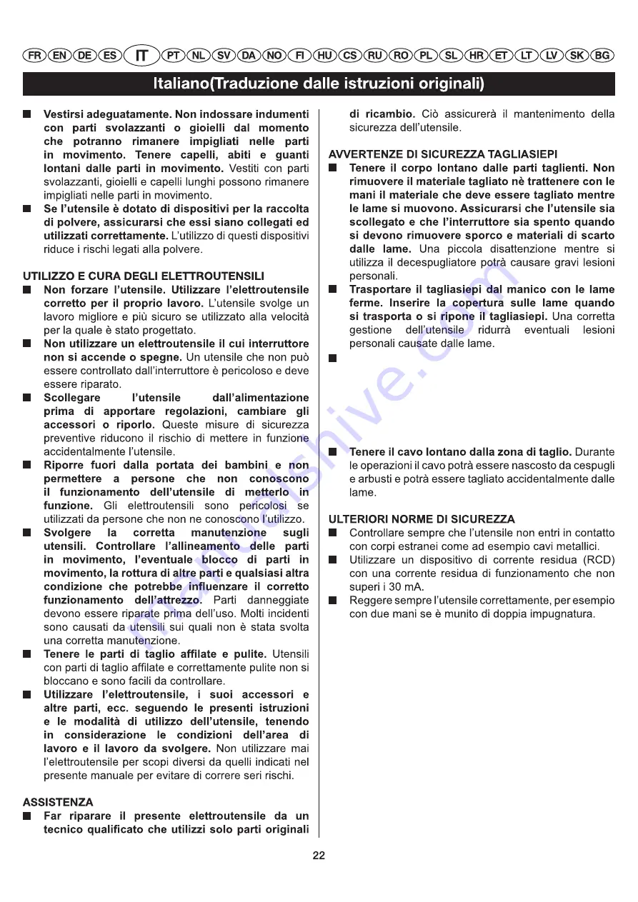 GreenWorks Tools 22077 Operator'S Manual Download Page 26