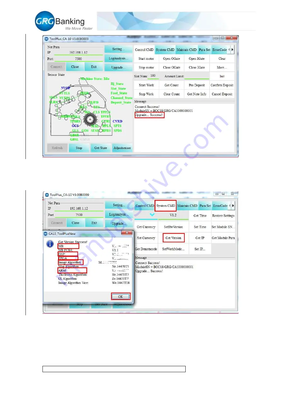 GRG Banking CA-10 User Manual Download Page 23