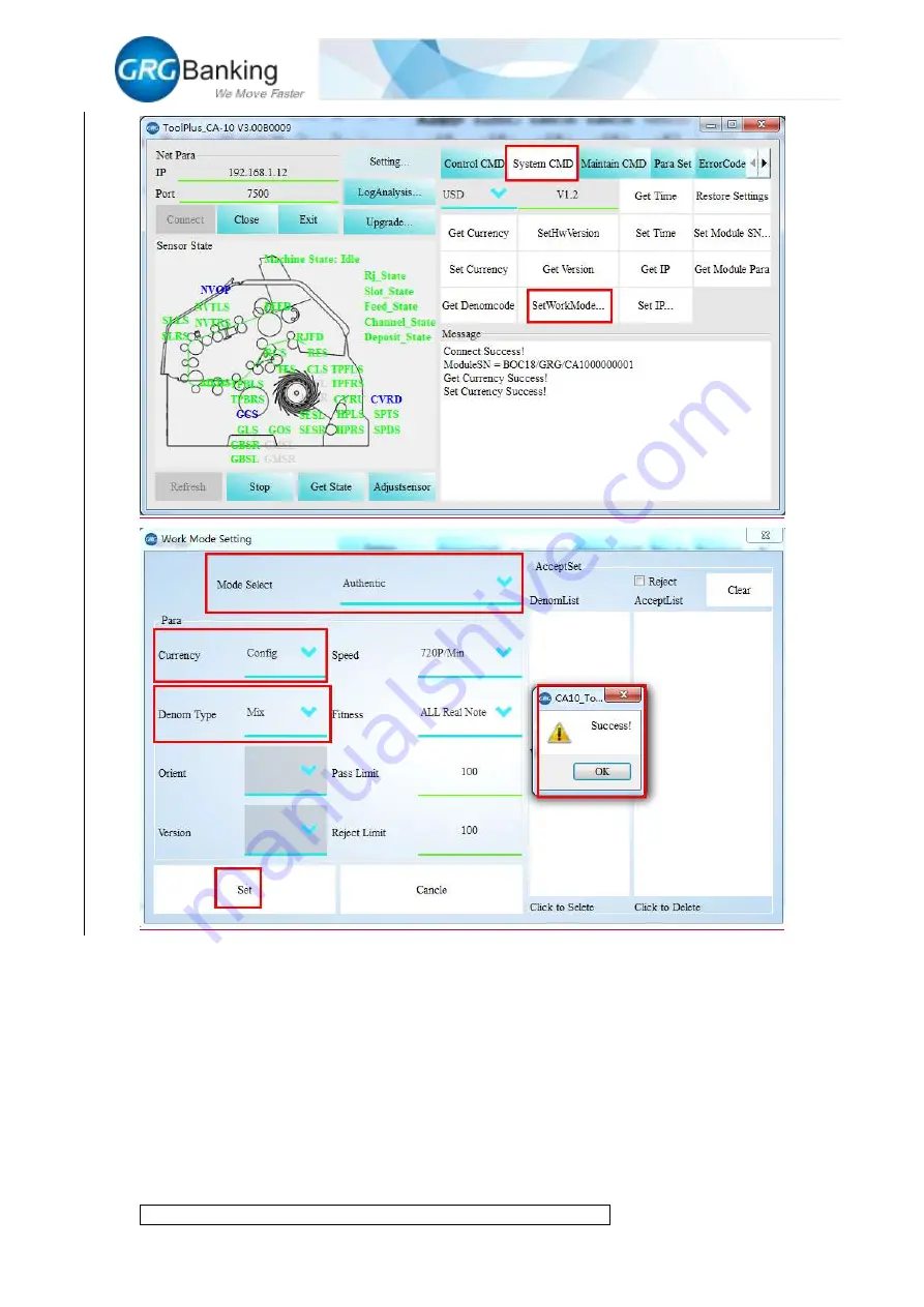 GRG Banking CA-10 User Manual Download Page 25