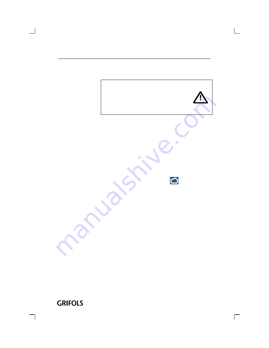 GRIFOLS DG Spin Instructions For Use Manual Download Page 35