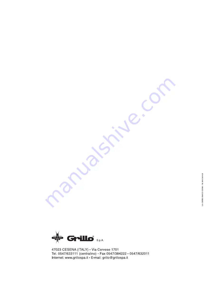 Grillo Climber CL 7.13 Use And Maintenance Download Page 52