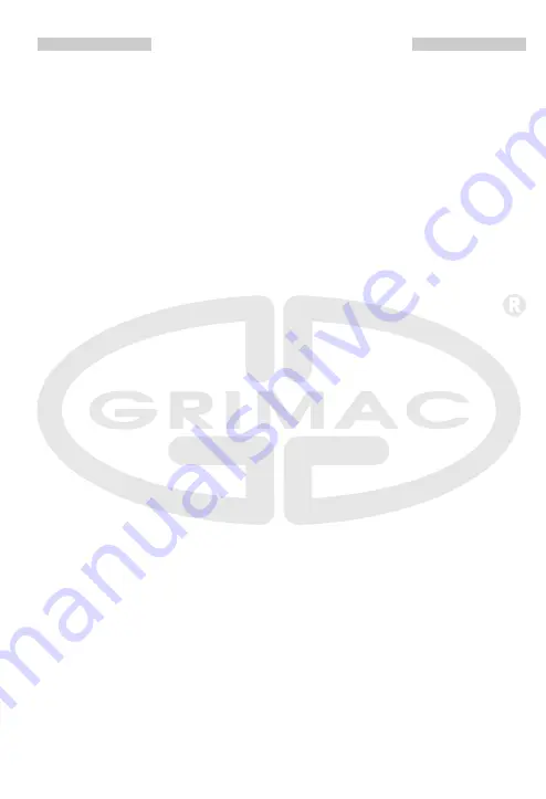 Grimac Minigrimac User Manual Download Page 8