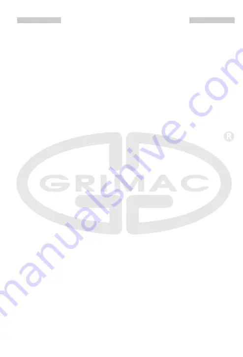 Grimac Minigrimac User Manual Download Page 12