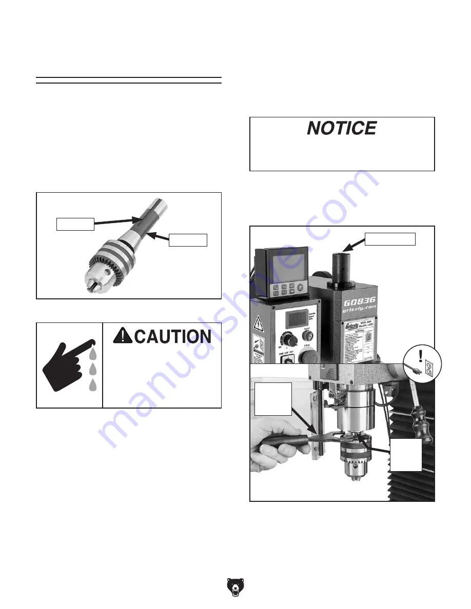 Grizzly G0836 Owner'S Manual Download Page 30