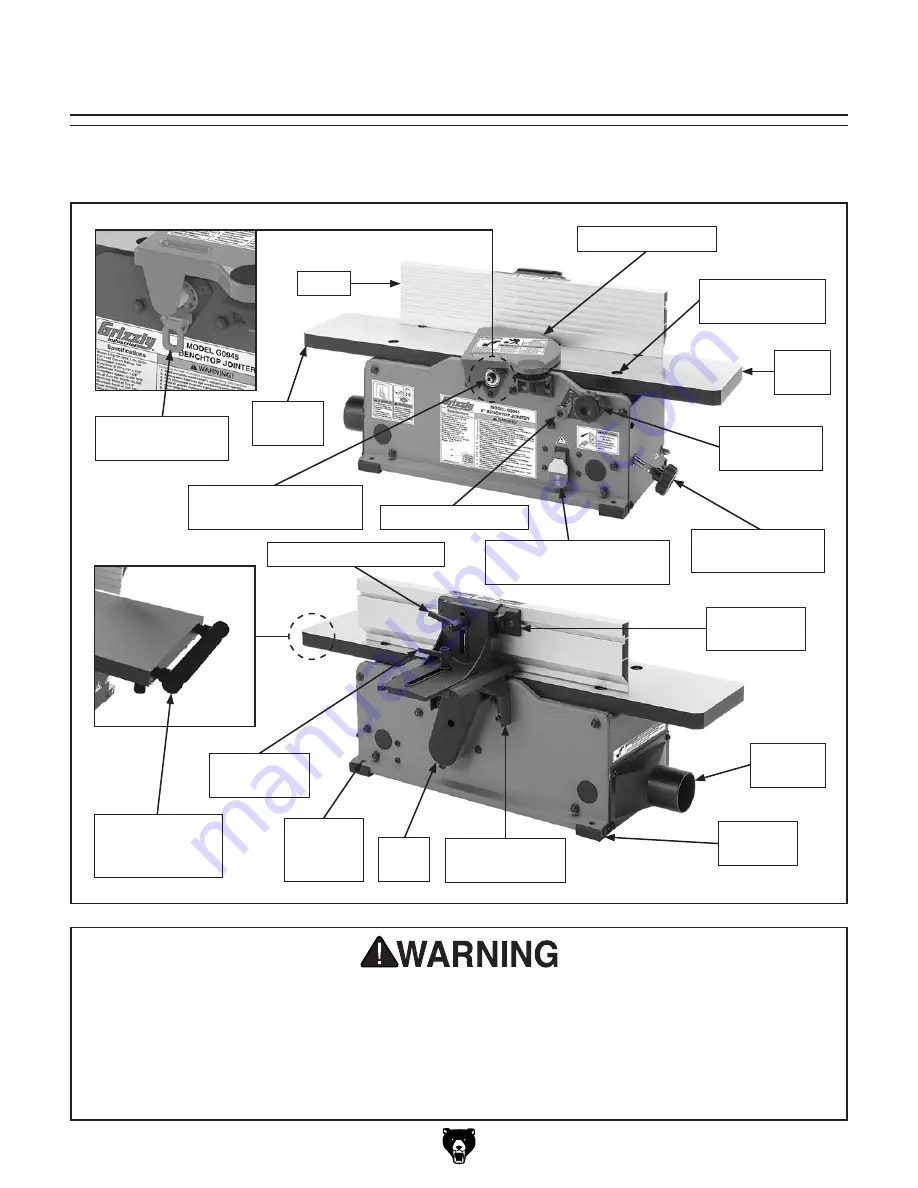 Grizzly G0945 Owner'S Manual Download Page 5