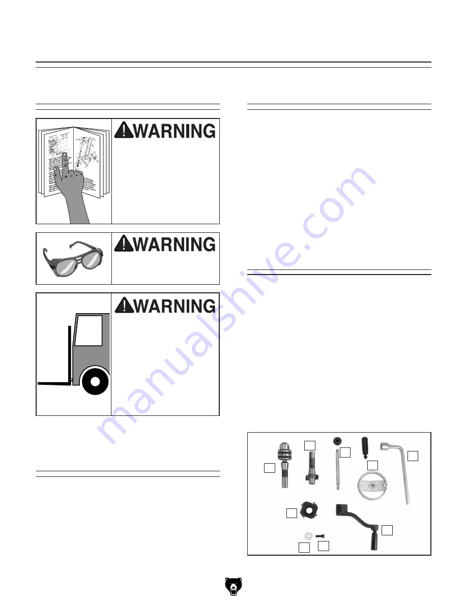 Grizzly G1006 Owner'S Manual Download Page 16