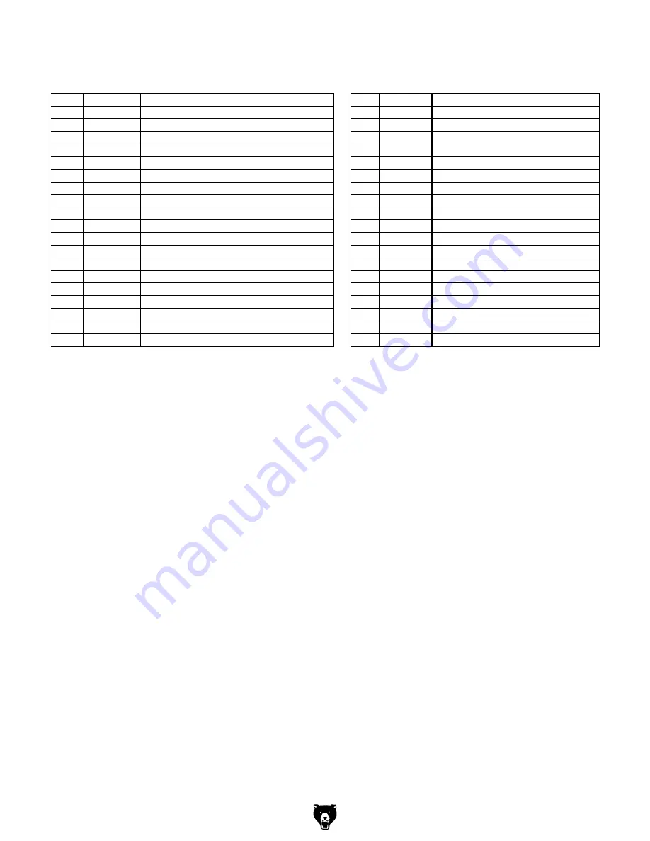 Grizzly G1006 Owner'S Manual Download Page 43