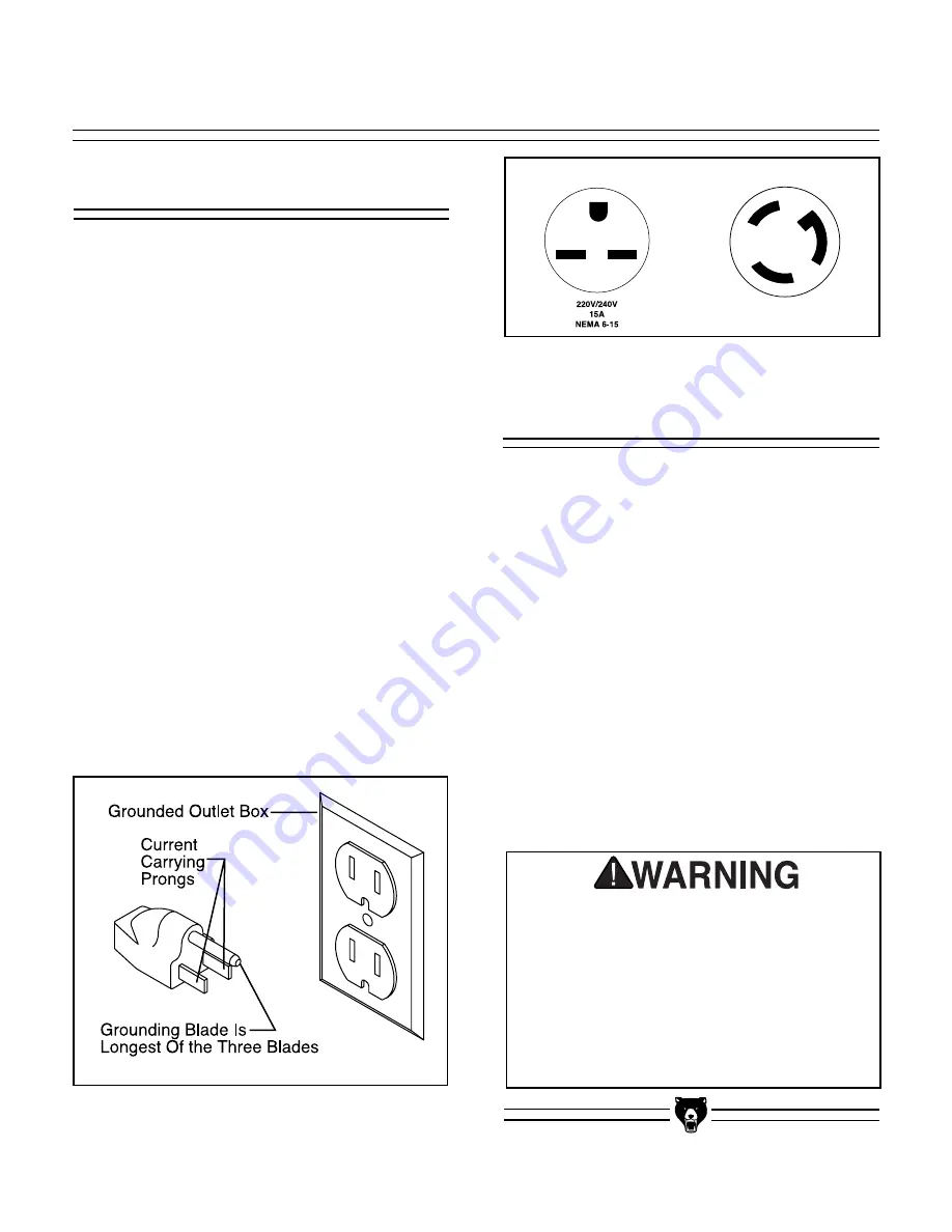 Grizzly G1495 Instruction Manual Download Page 6