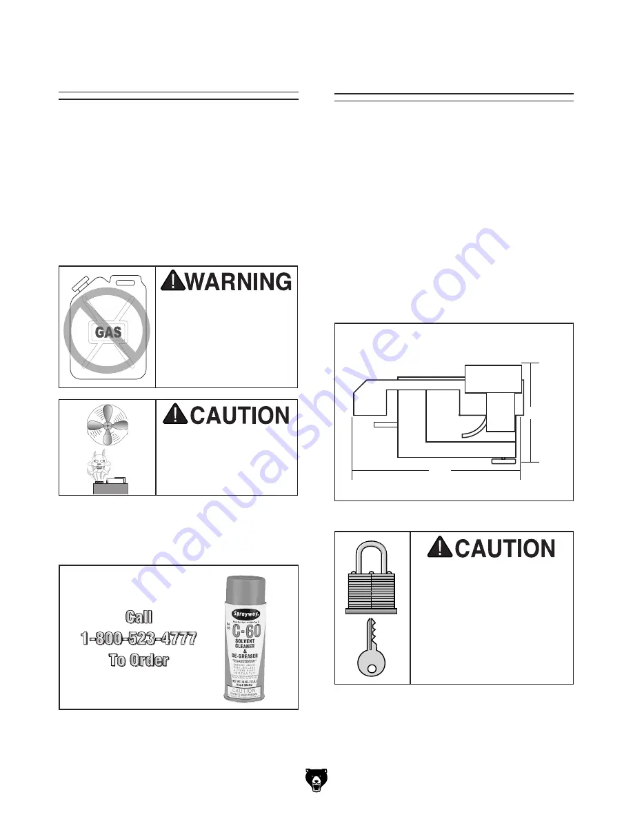 Grizzly G9742 Owner'S Manual Download Page 14