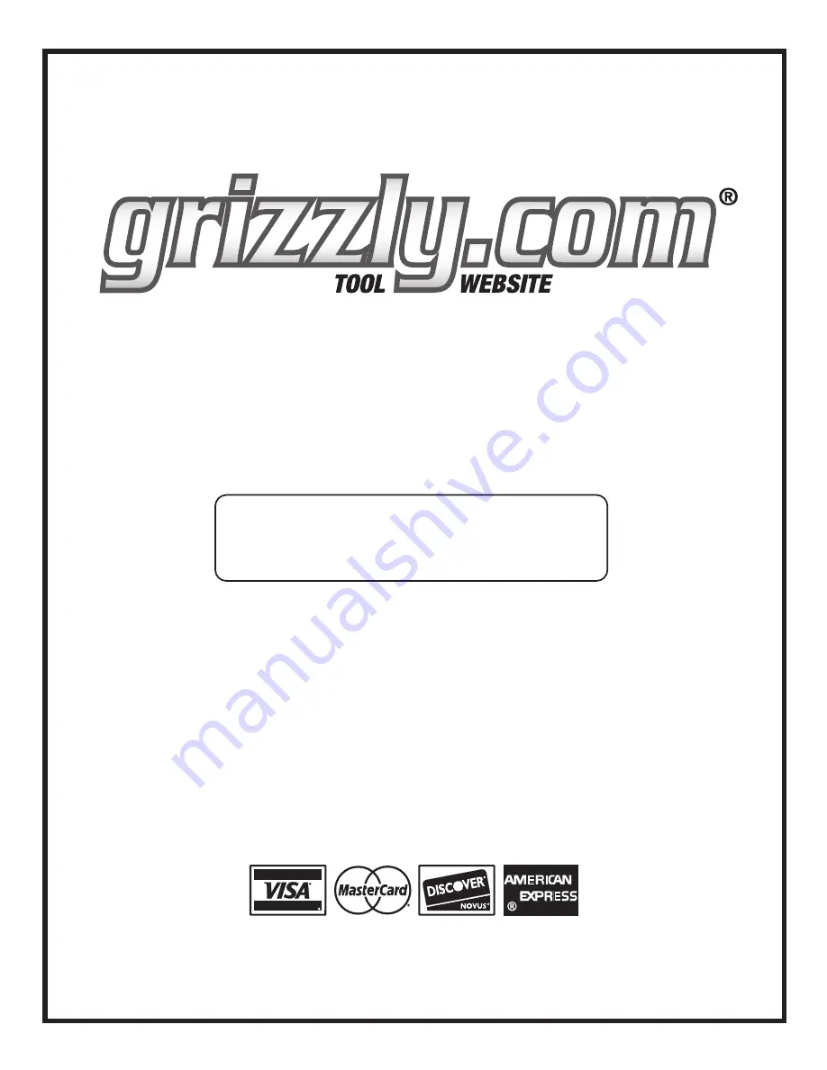 Grizzly G9742 Owner'S Manual Download Page 44