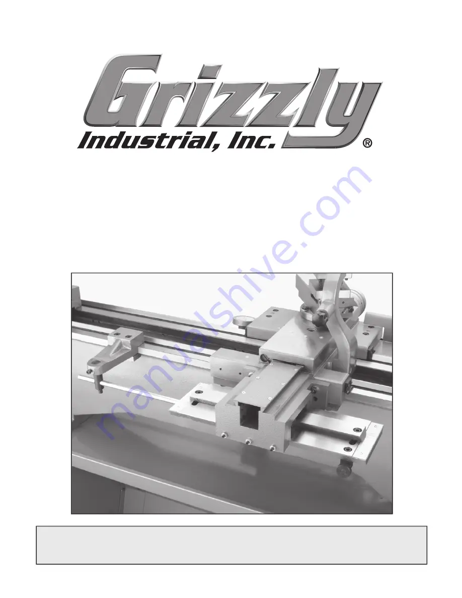 Grizzly H0775 Instruction Sheet Download Page 1