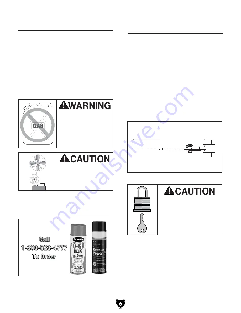 Grizzly Hand Puncher T21321 Owner'S Manual Download Page 13