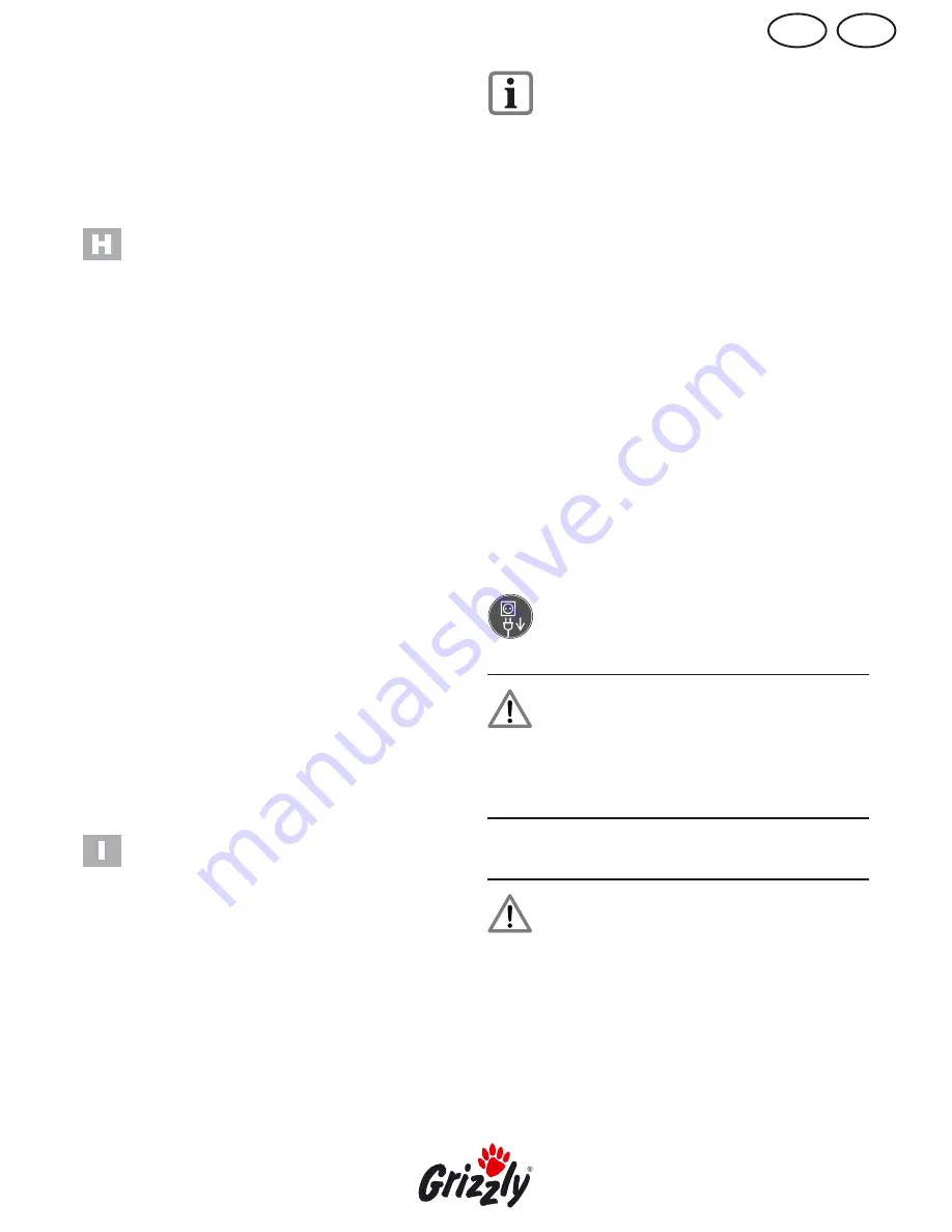 Grizzly RT 250/5 Instruction Manual Download Page 19