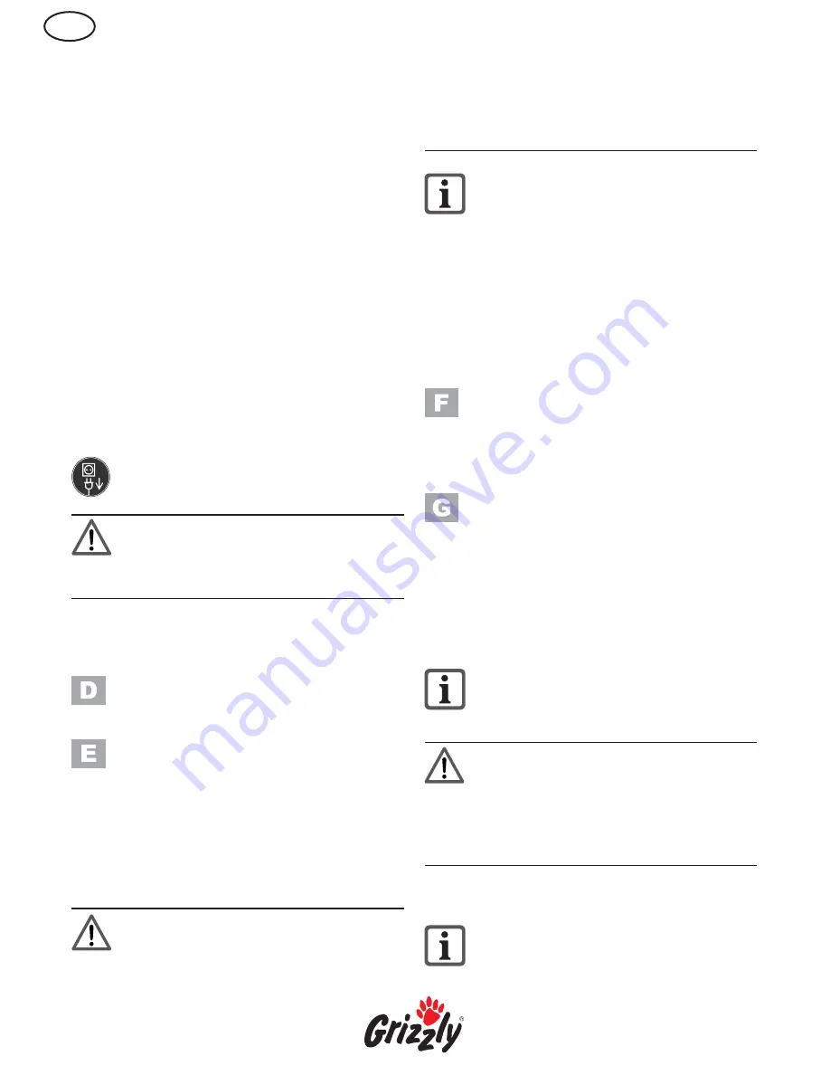 Grizzly RT 250/5 Instruction Manual Download Page 80