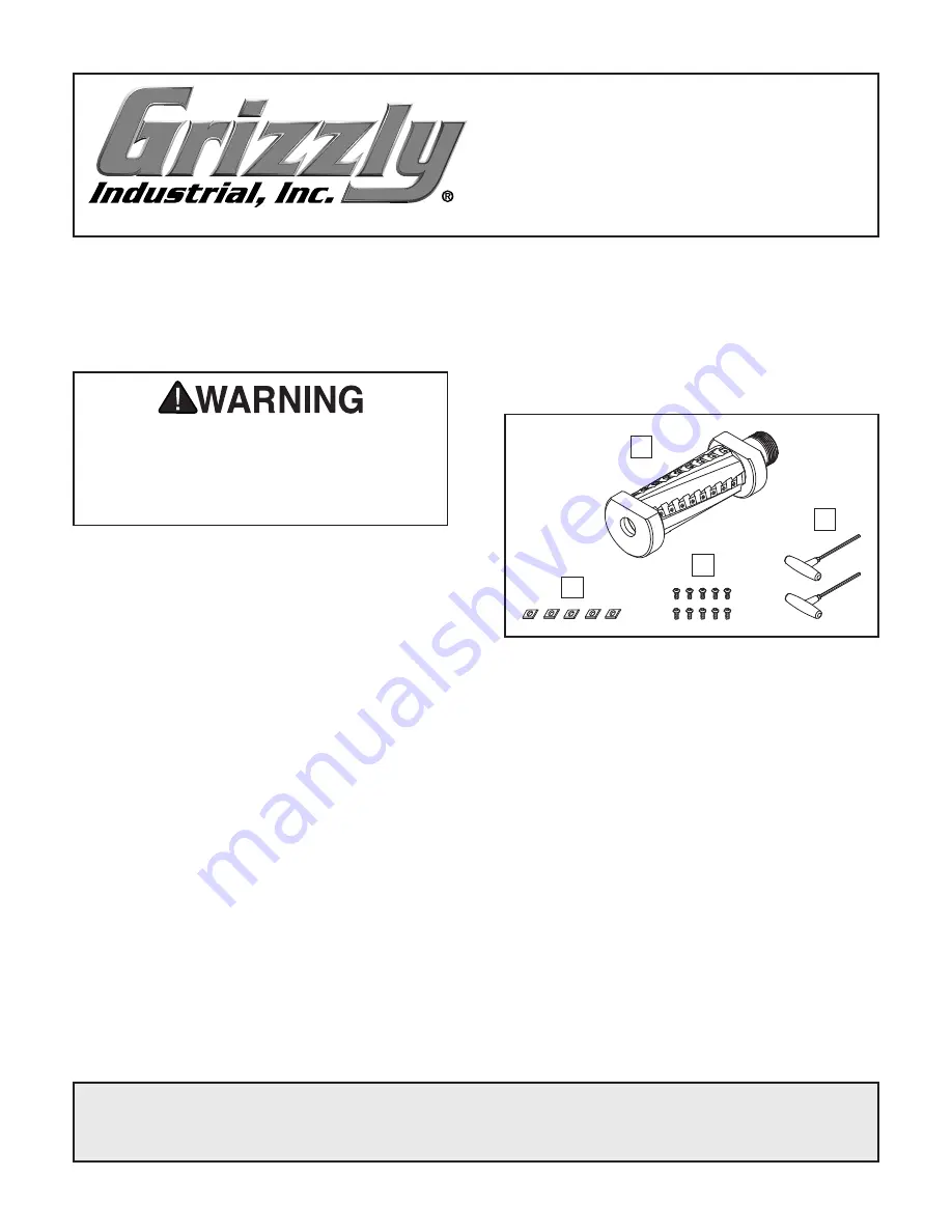 Grizzly T32057 Скачать руководство пользователя страница 1