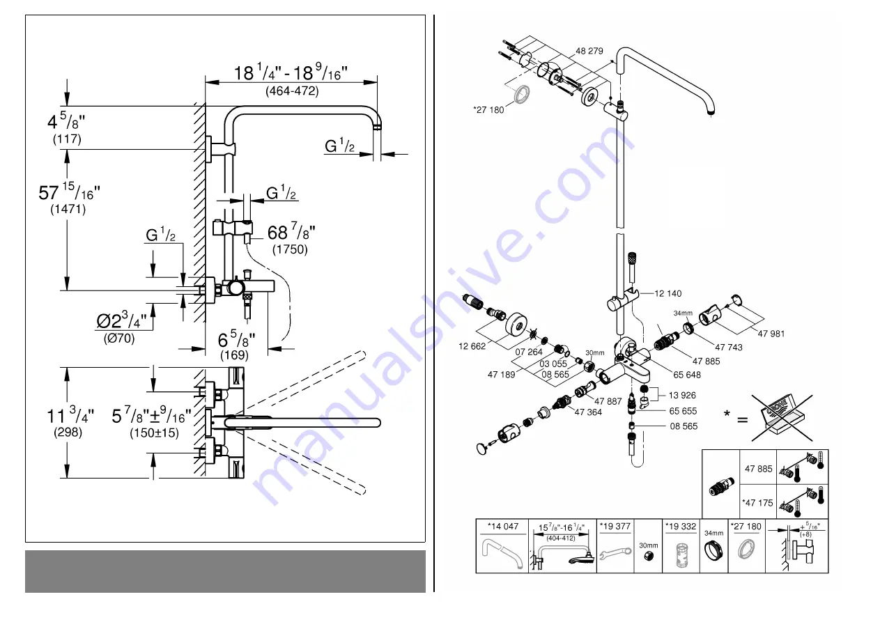 Grohe EUPHORIA 26 490 Скачать руководство пользователя страница 2