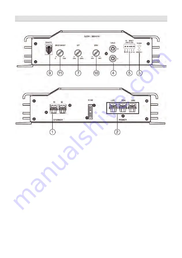 Ground Zero GZIA 1.300HPX-B Owner'S Manual Download Page 4