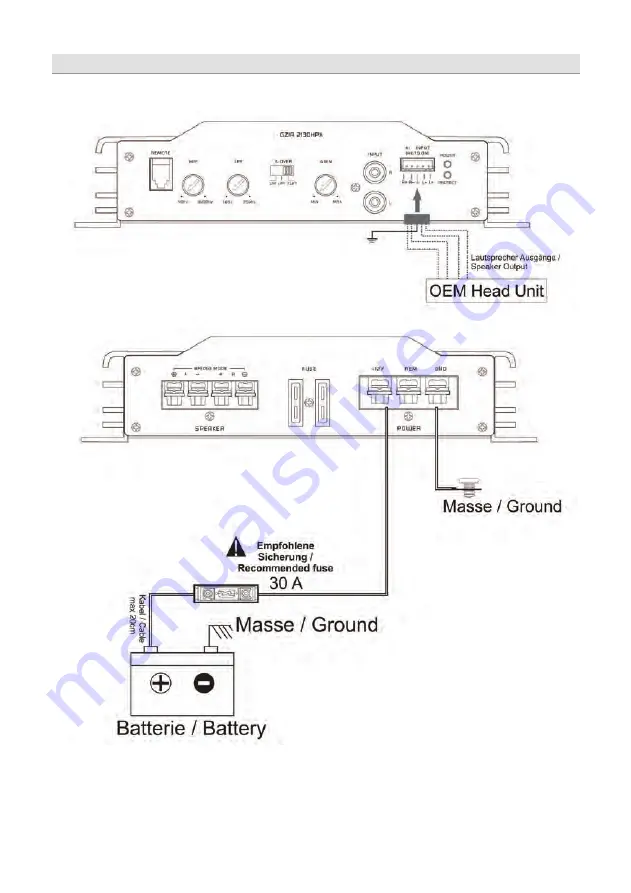 Ground Zero GZIA 1.300HPX-B Owner'S Manual Download Page 14