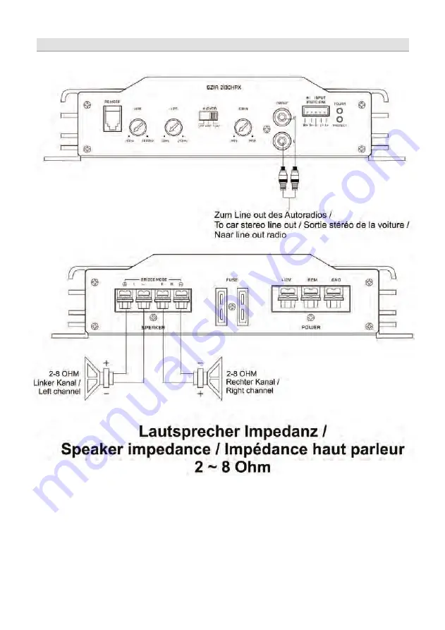 Ground Zero GZIA 1.300HPX-B Owner'S Manual Download Page 23