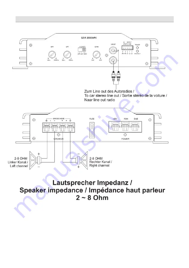 Ground Zero GZIA 1.300HPX-B Owner'S Manual Download Page 53