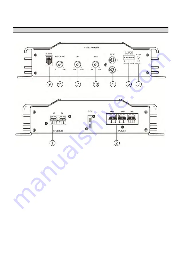 Ground Zero GZIA 2130HPX Owner'S Manual Download Page 5